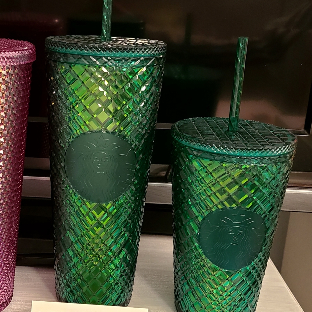 Starbucks green jeweled set
